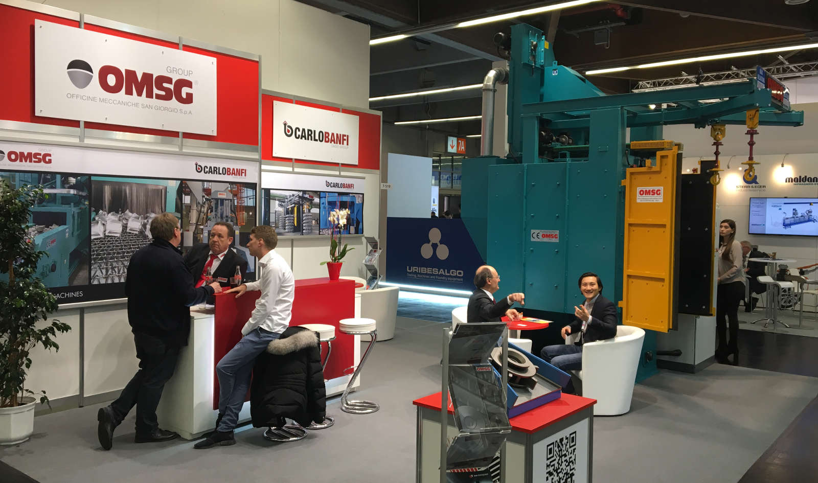 granigliatrici OMSG alla fiera EUROGUSS