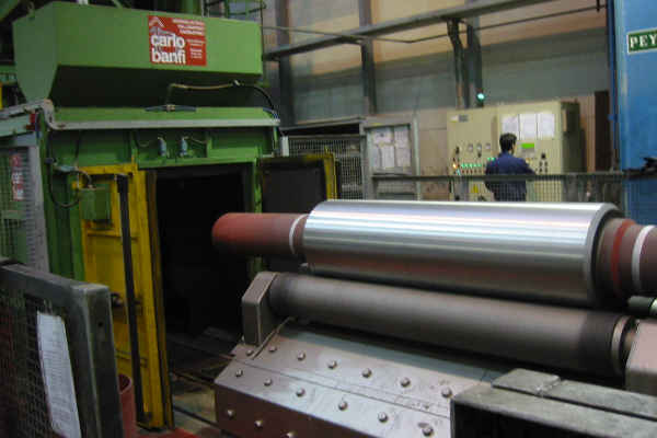 granigliatrici roll per rulli da laminatorio carlo banfi