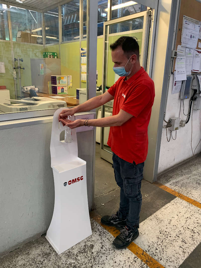 OMSG-CARLO BANFI group provides suitable hand gel alchol