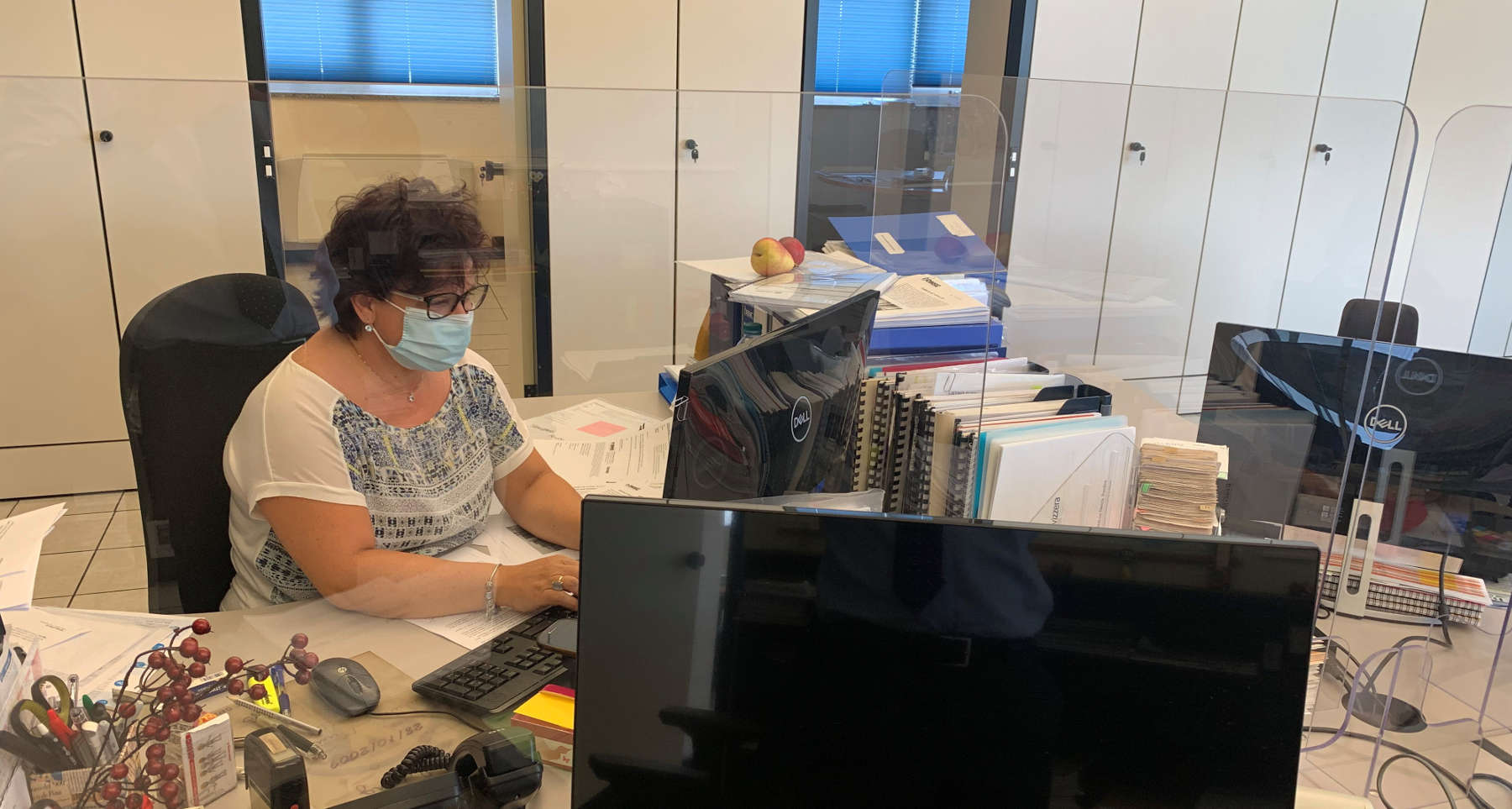 in omsg garantito il rispetto della distanza interpersonale di almeno 1m